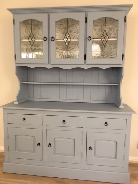 Completed Hamptons Style Kitchen Hutch