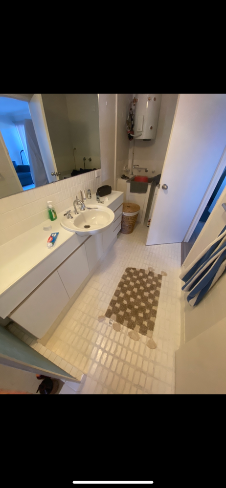 would like to install floating sink/draws