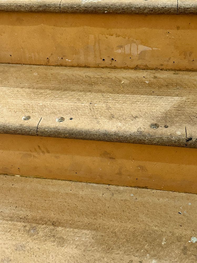 Typical bullnose for the 15 steps