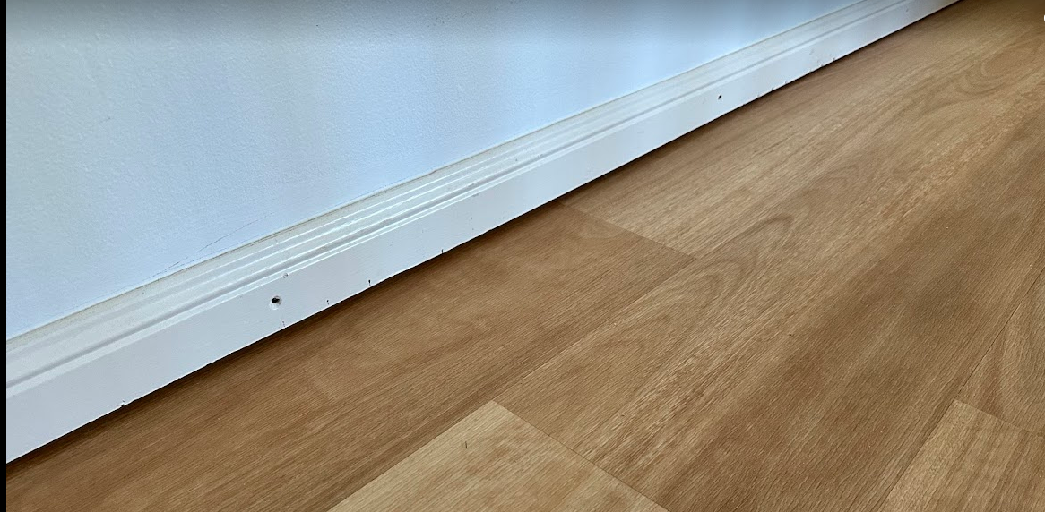 Large gap under skirting board