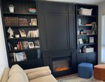 Bookcases turned into fireplace.JPG