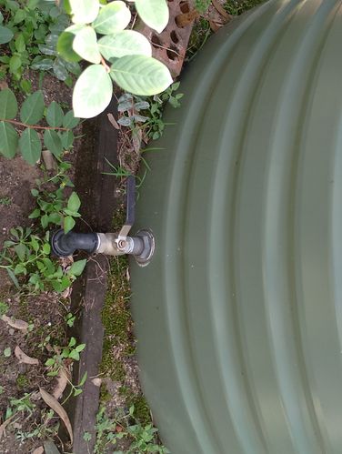 Tap into ground water tank and base