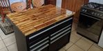 Kitchen island using tool trolley.jpg