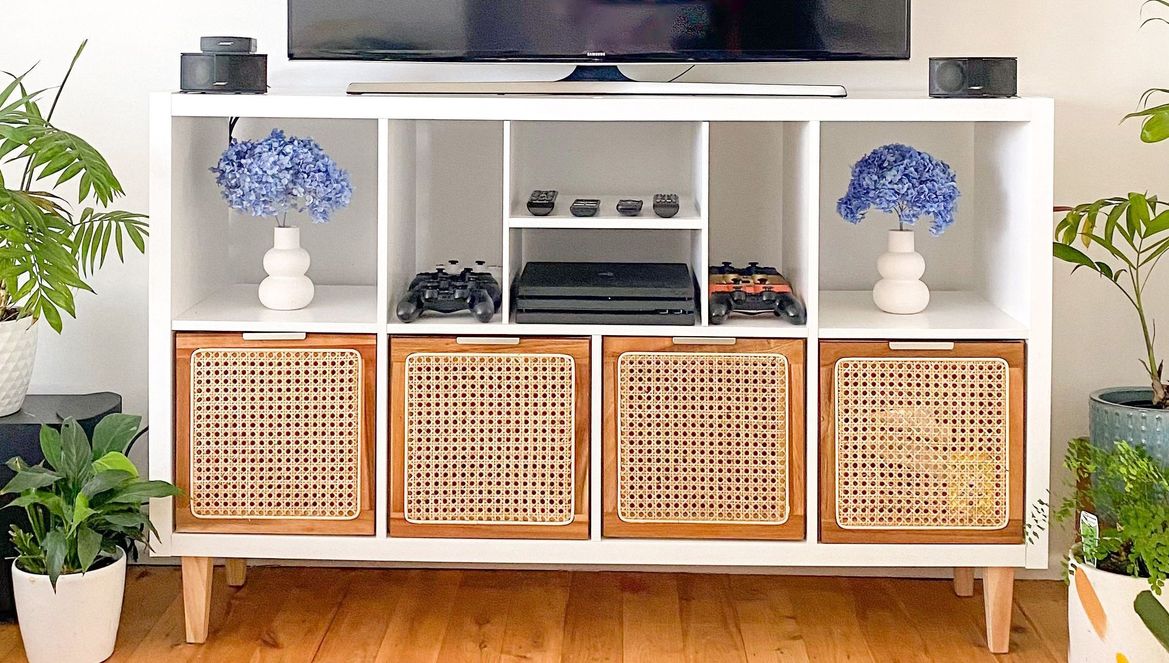 Entertainment unit using Flexi Storage Clever Cubes.jpeg