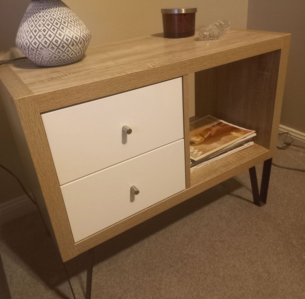 Bedside table using Flexi Storage Clever Cube.jpg