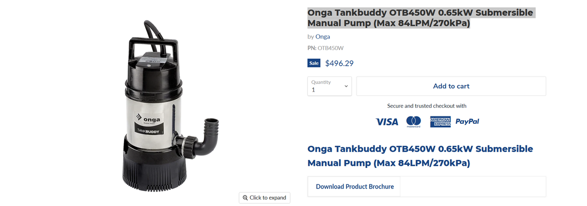 Onga Tankbuddy OTB450 0.65kW Submersible Manual Pump.png