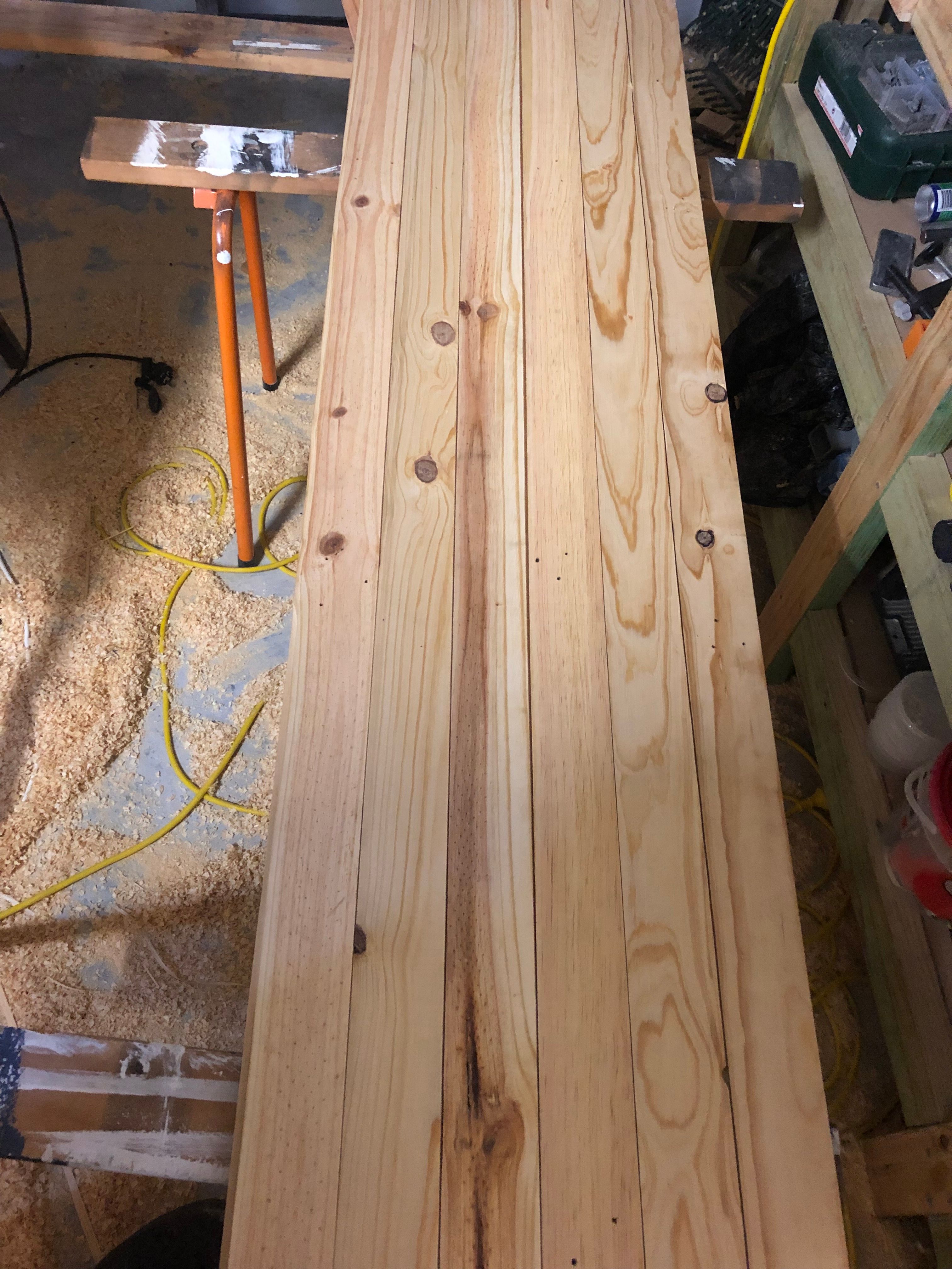 Dining table made with recycled pallet t... | Bunnings Workshop community