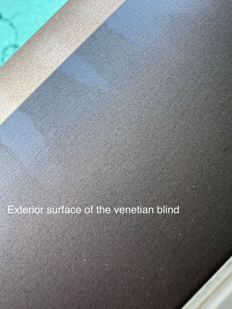 Venetian exterior surface