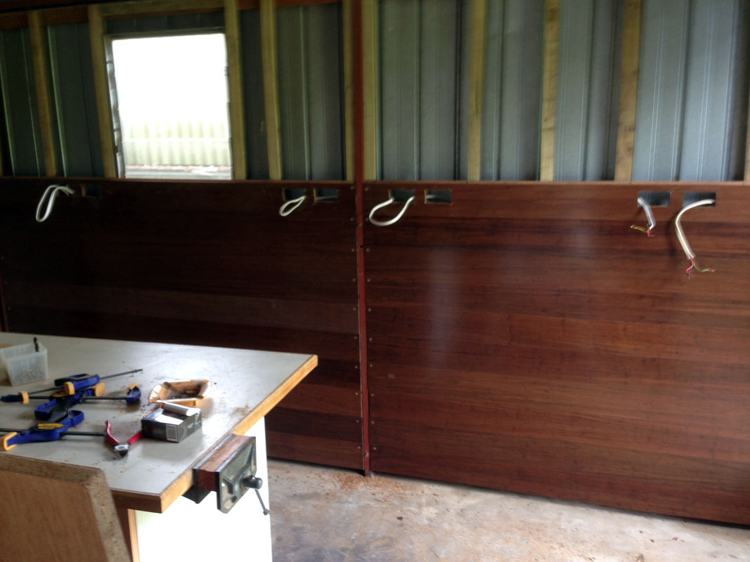 Shed Wall Cladding with Engineered Floor... | Bunnings Workshop community