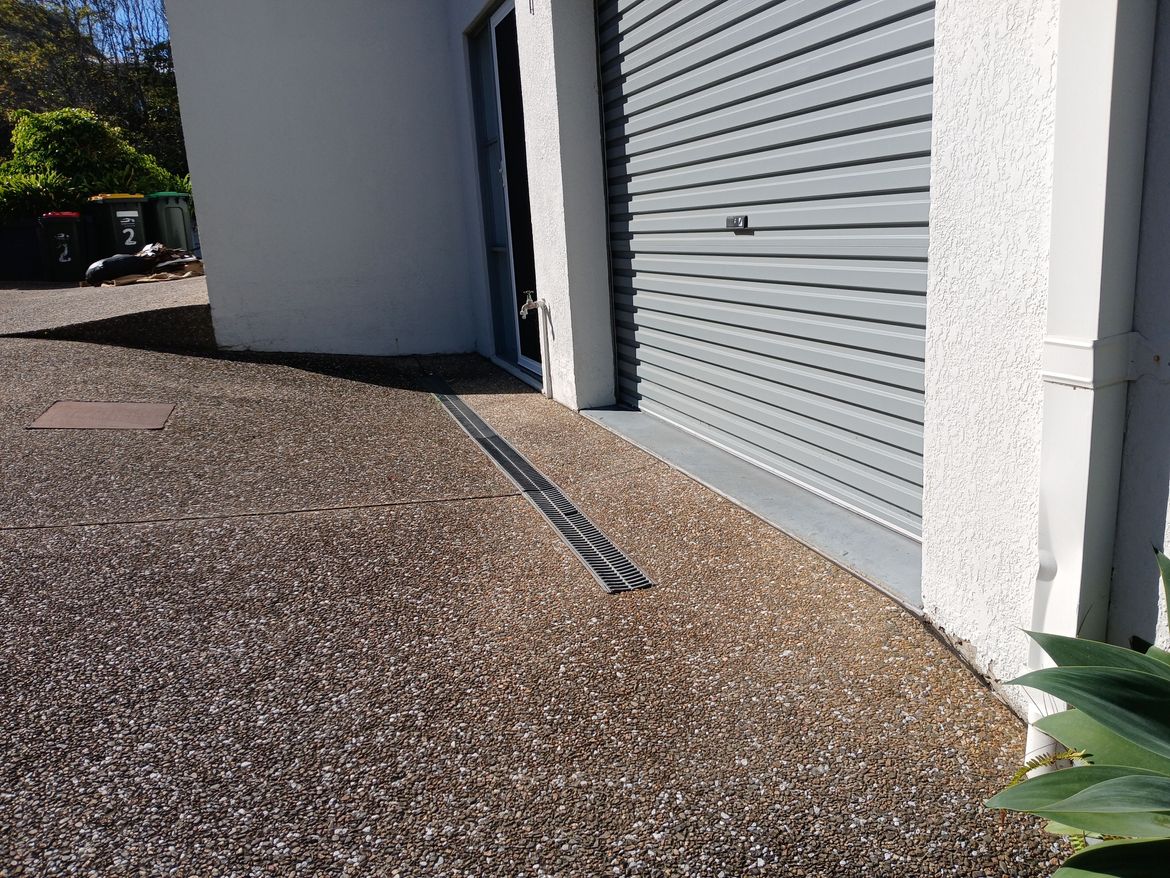 Garage door external