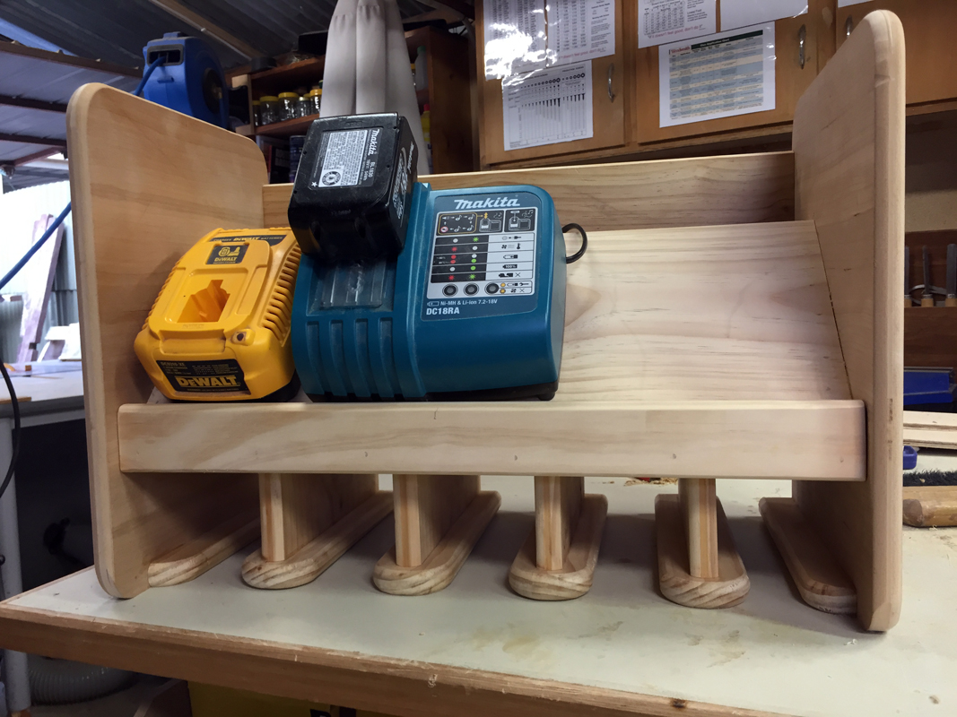 Woodworking Projects Drill Charging Station