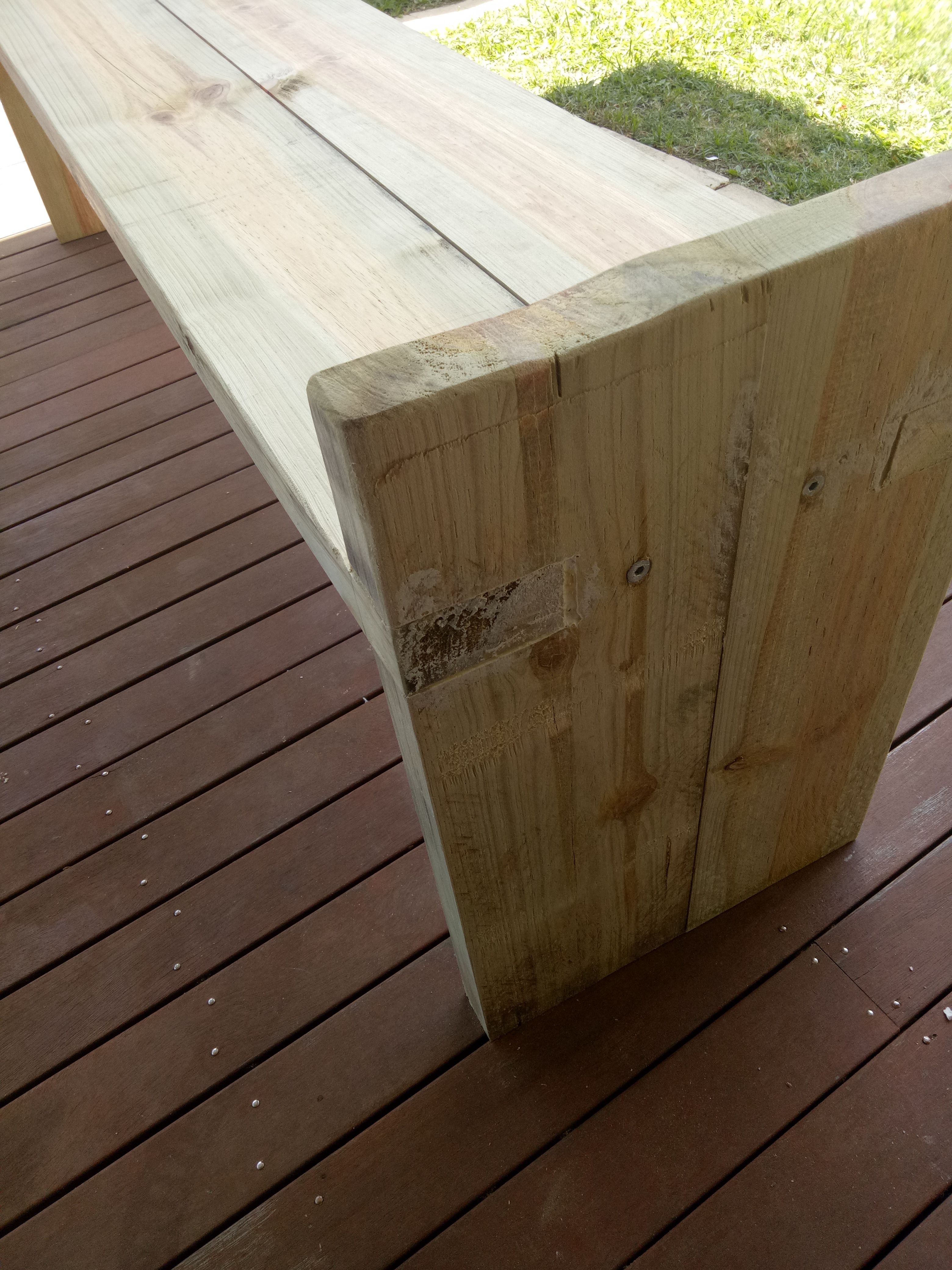 Timber bench seat | Bunnings Workshop community