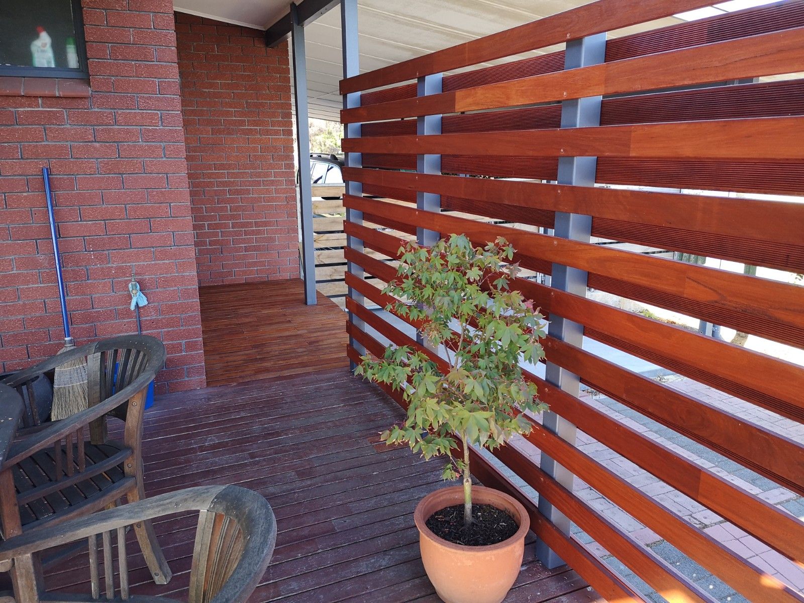 sliding timber screen bunnings workshop community