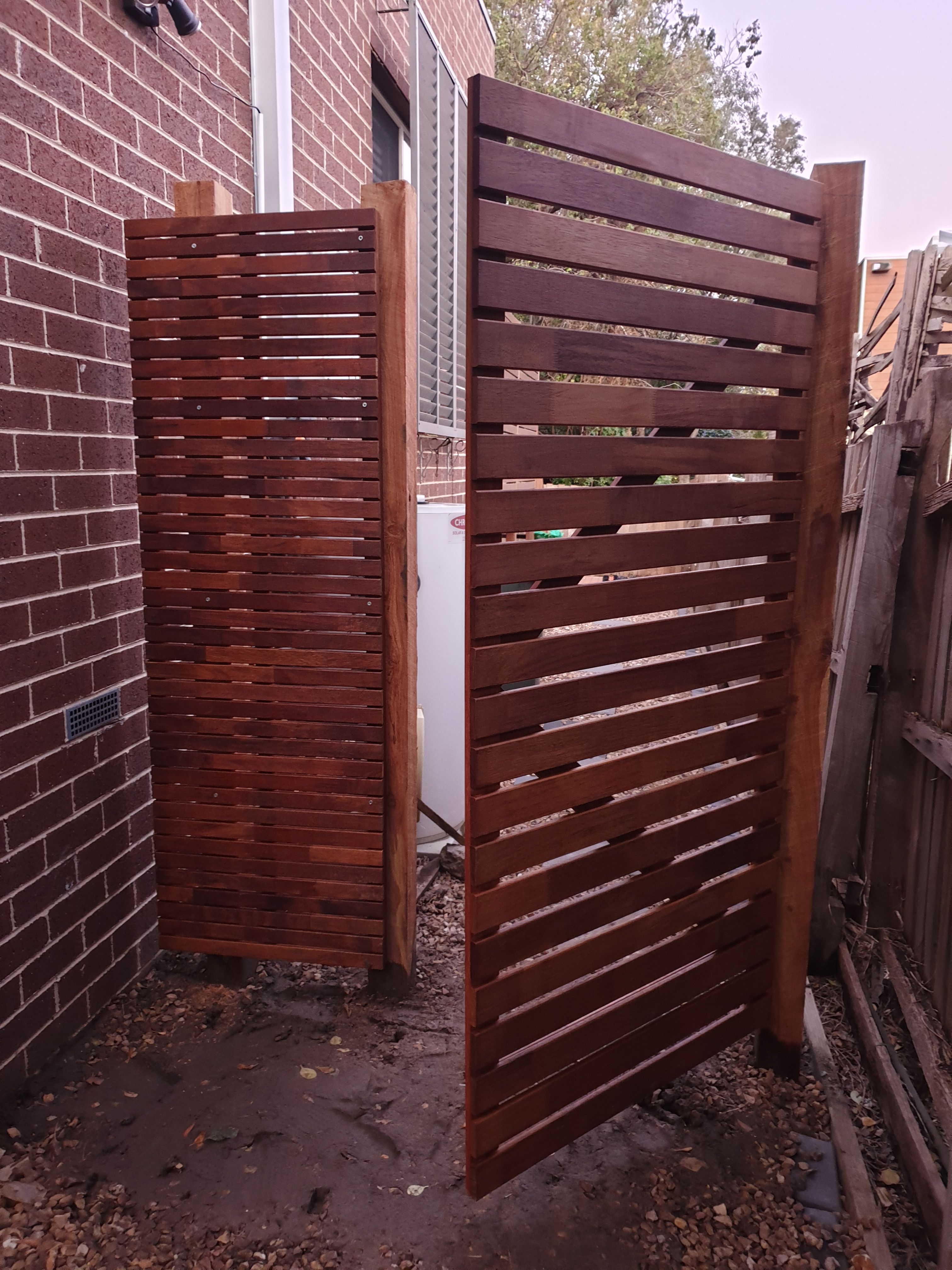 merbau side gate and panel bunnings workshop community