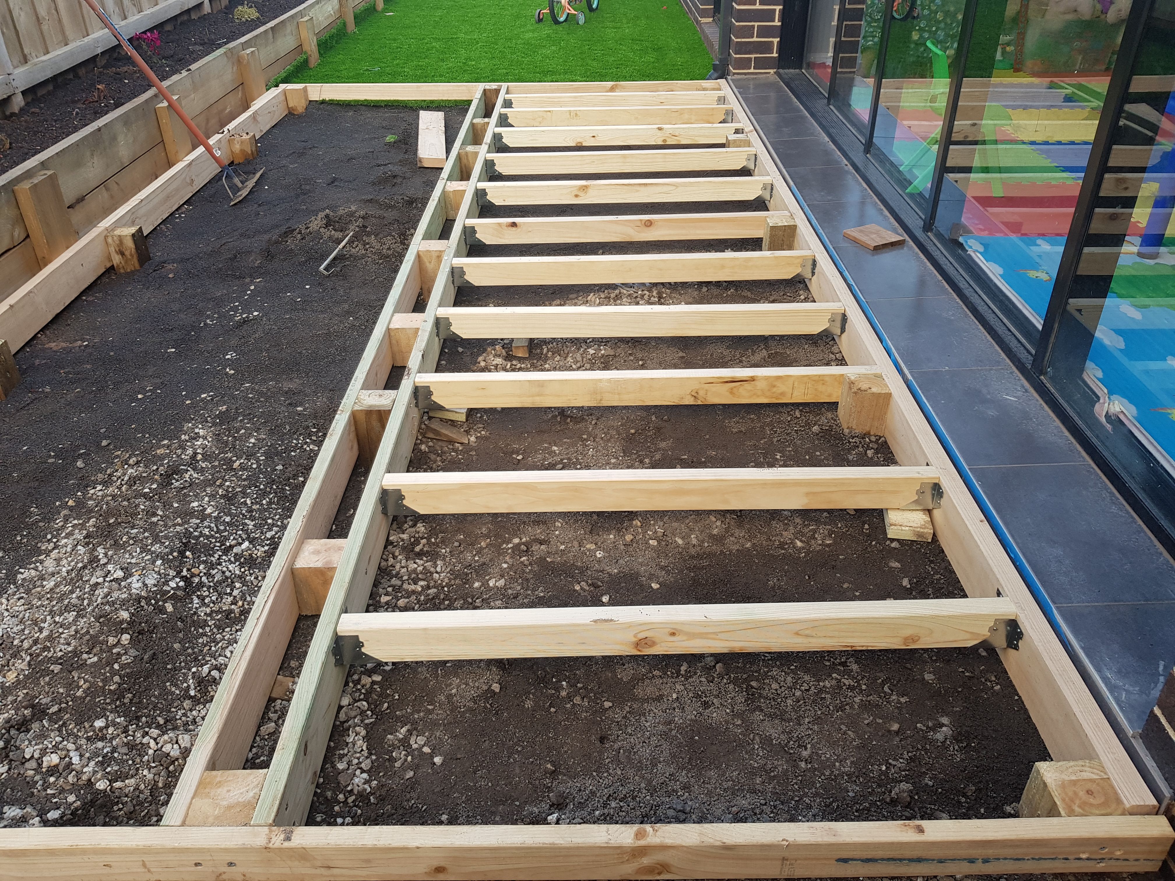 Low level decking Help Bunnings community