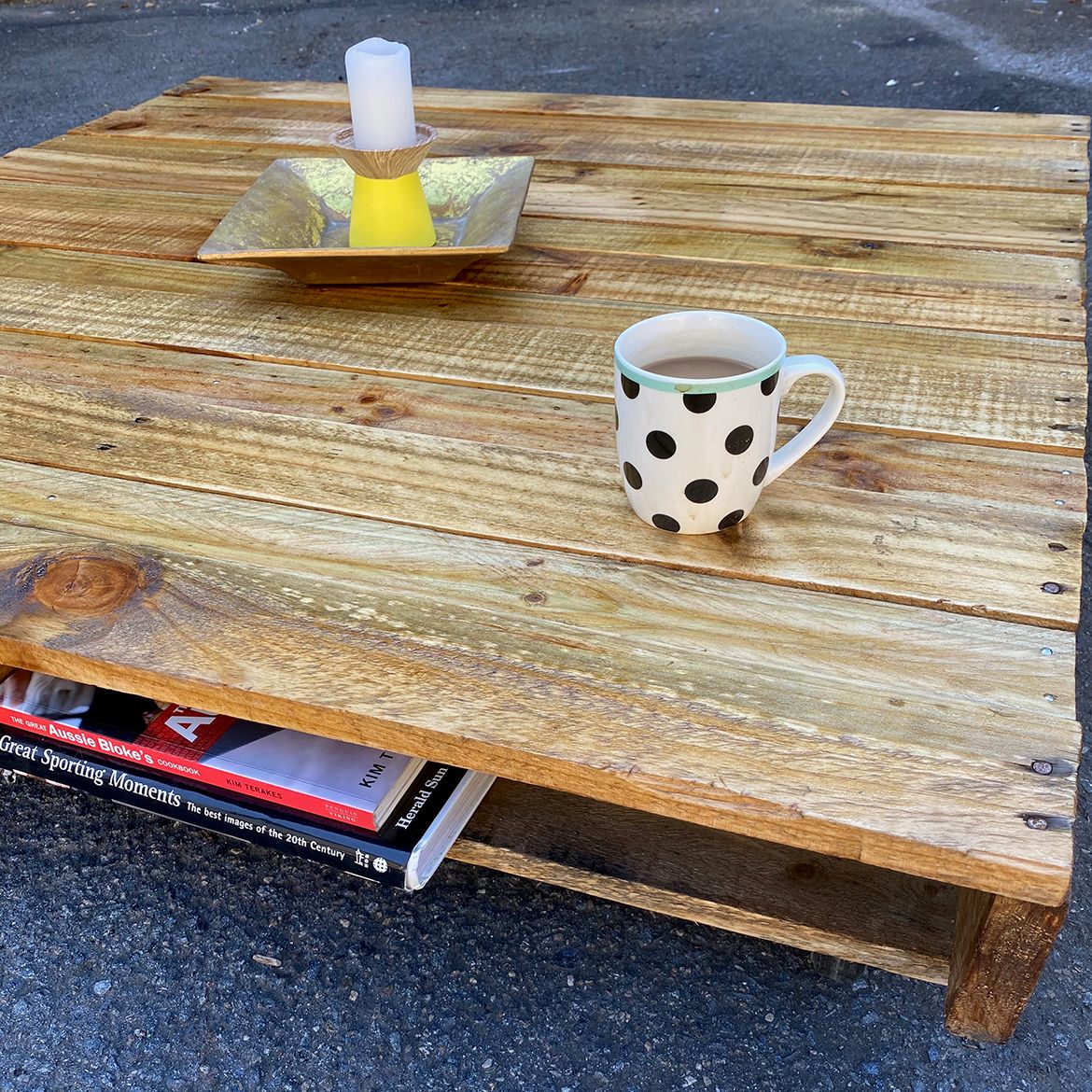 How to build a simple coffee table using... Bunnings community