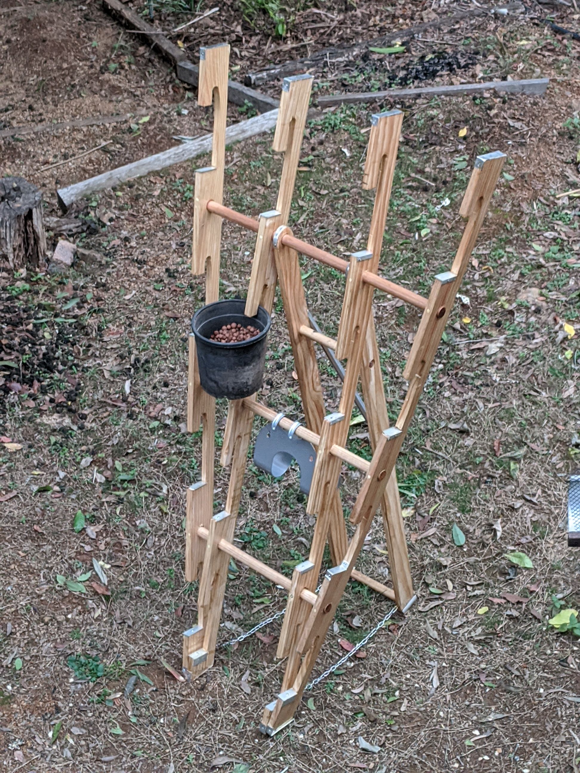Compact pot plant stand for new garden a | Bunnings Workshop community