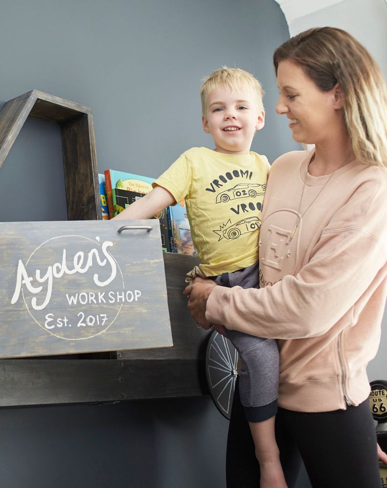 This ute bookshelf is Jessica's favourite project