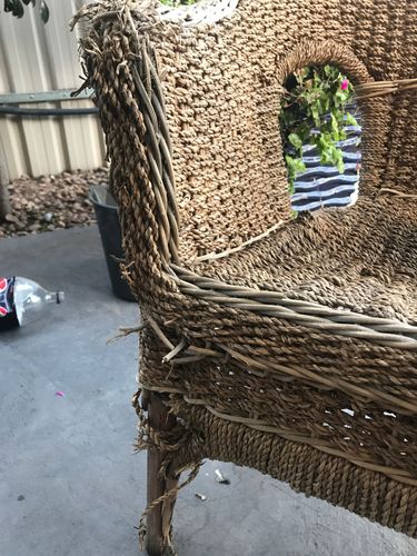 Bunnings outdoor deals wicker chairs