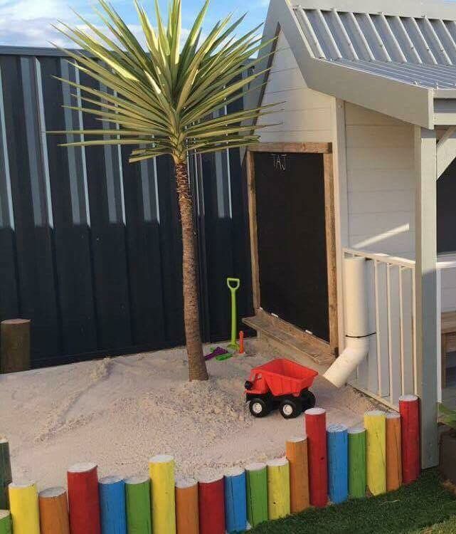 A sandpit is a great addition to a cubby