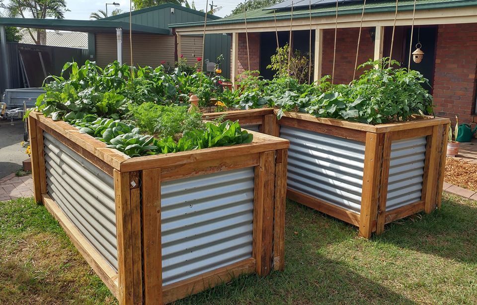 Raised garden beds