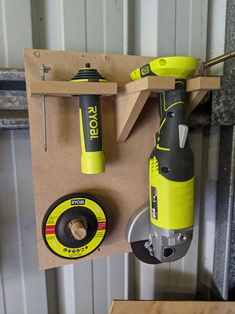 Custom tool holders on French cleat wall Bunnings Workshop community