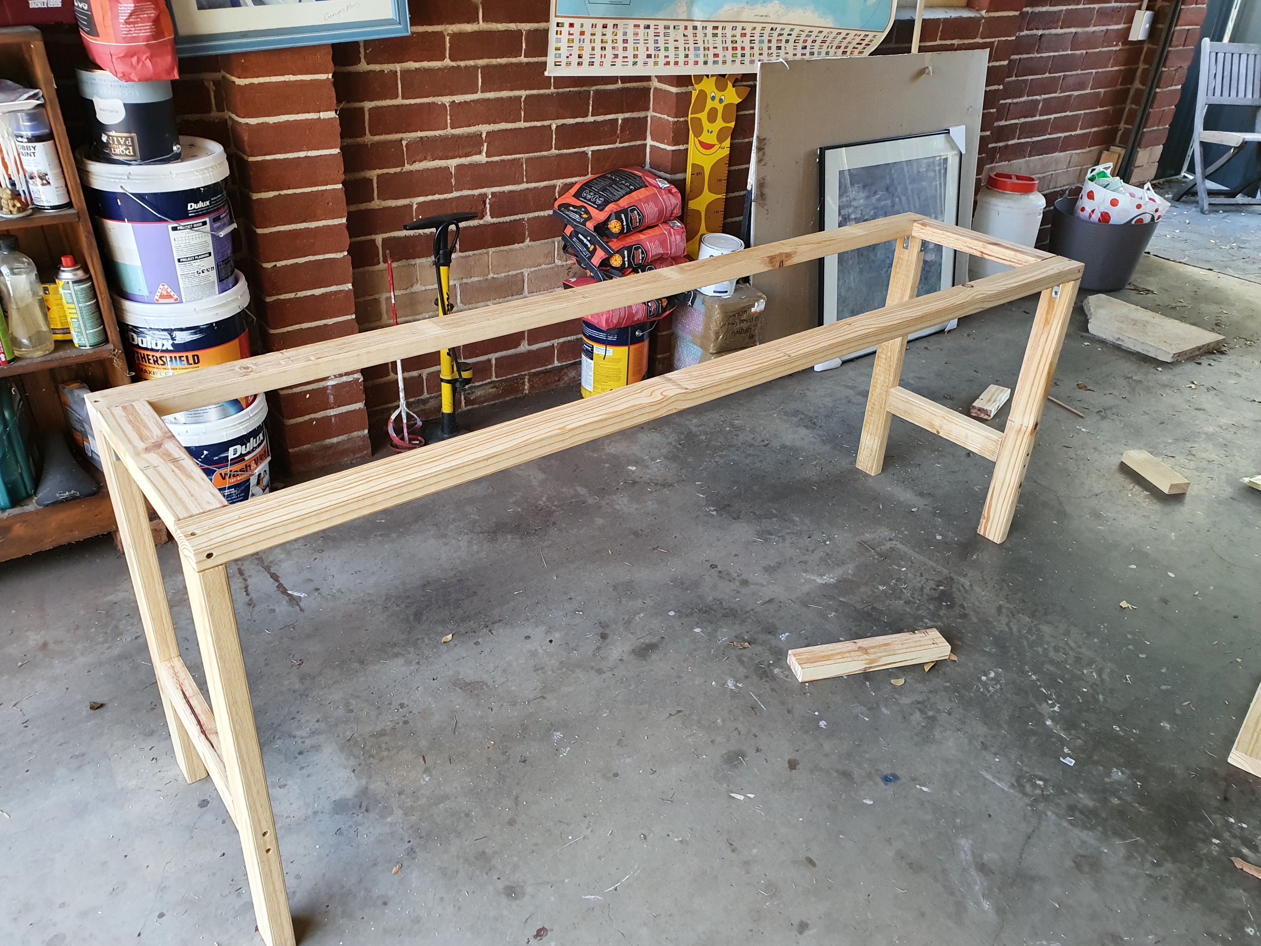 Student desk with a Spotted Gum top | Bunnings Workshop community