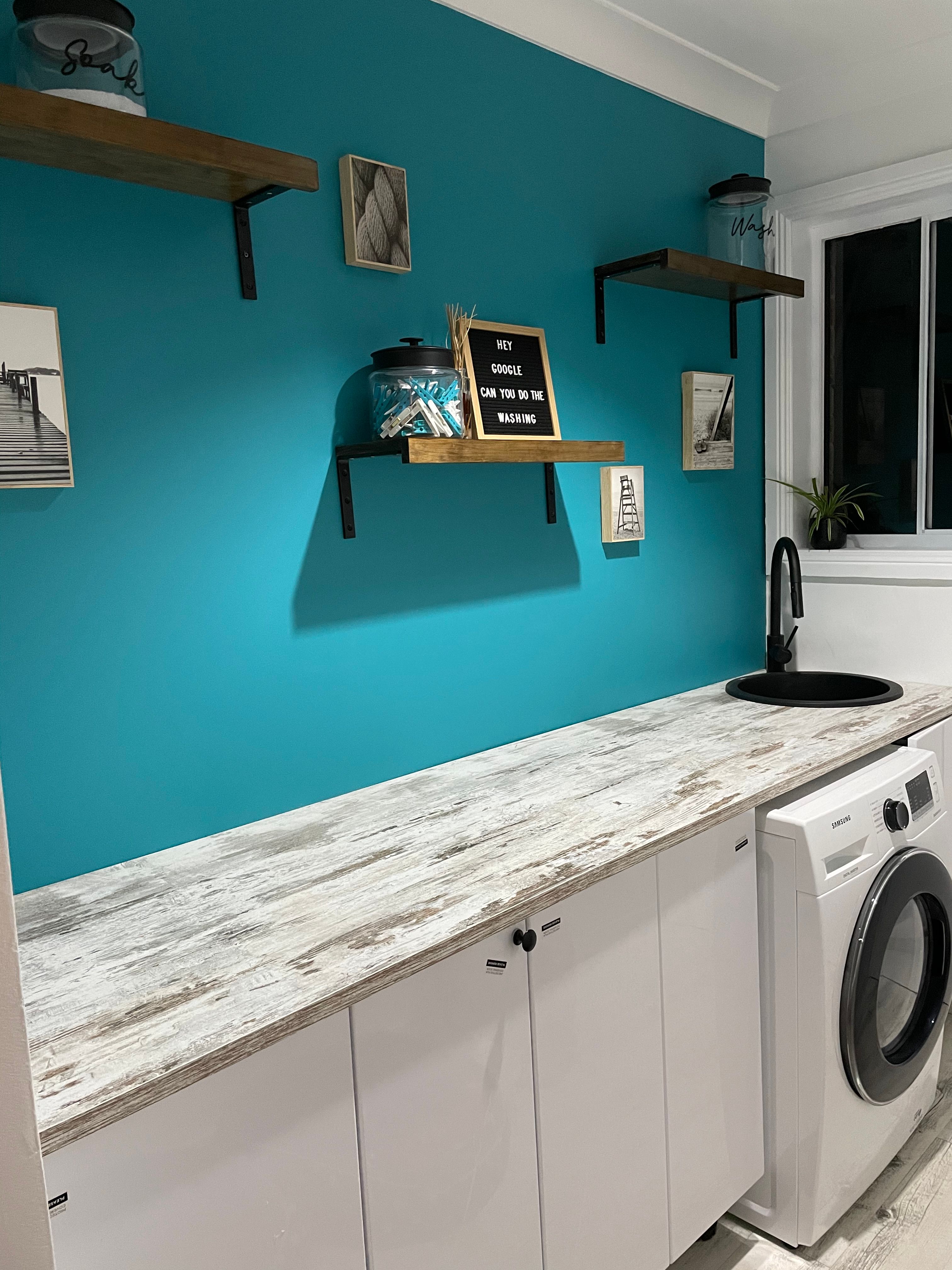 Laundry redo with Kaboodle cabinets and | Bunnings Workshop community