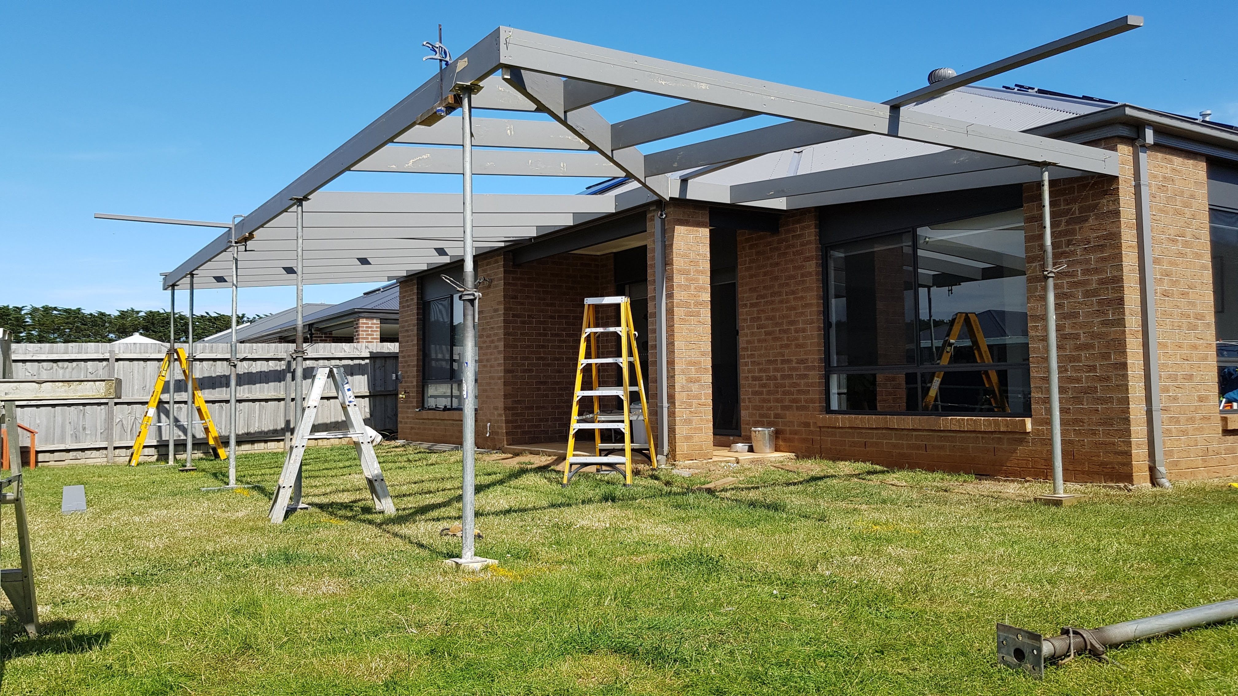 Verandah and deck build on new house | Bunnings Workshop community