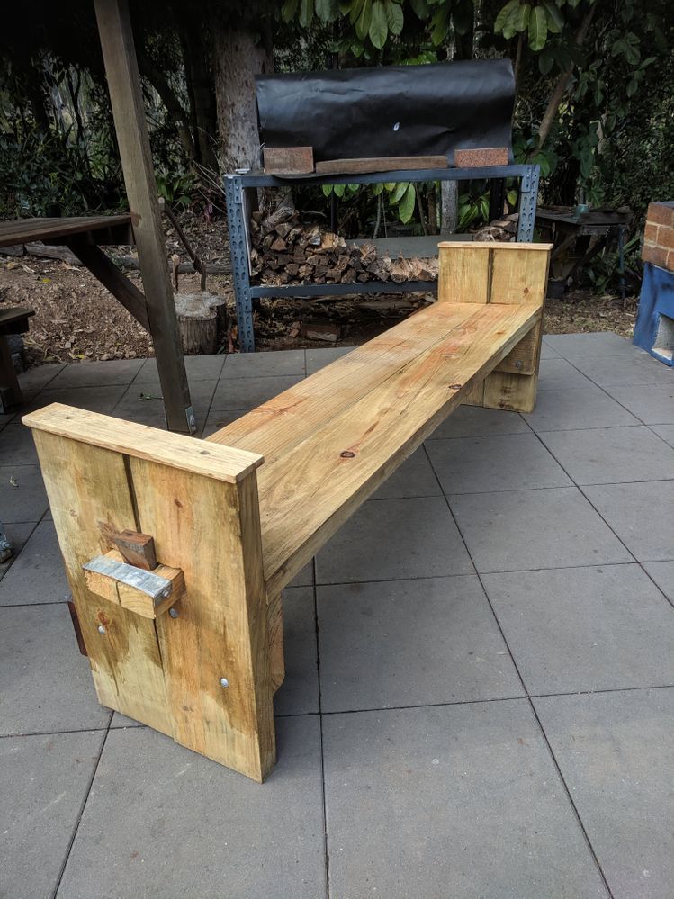 Concrete garden deals bench bunnings