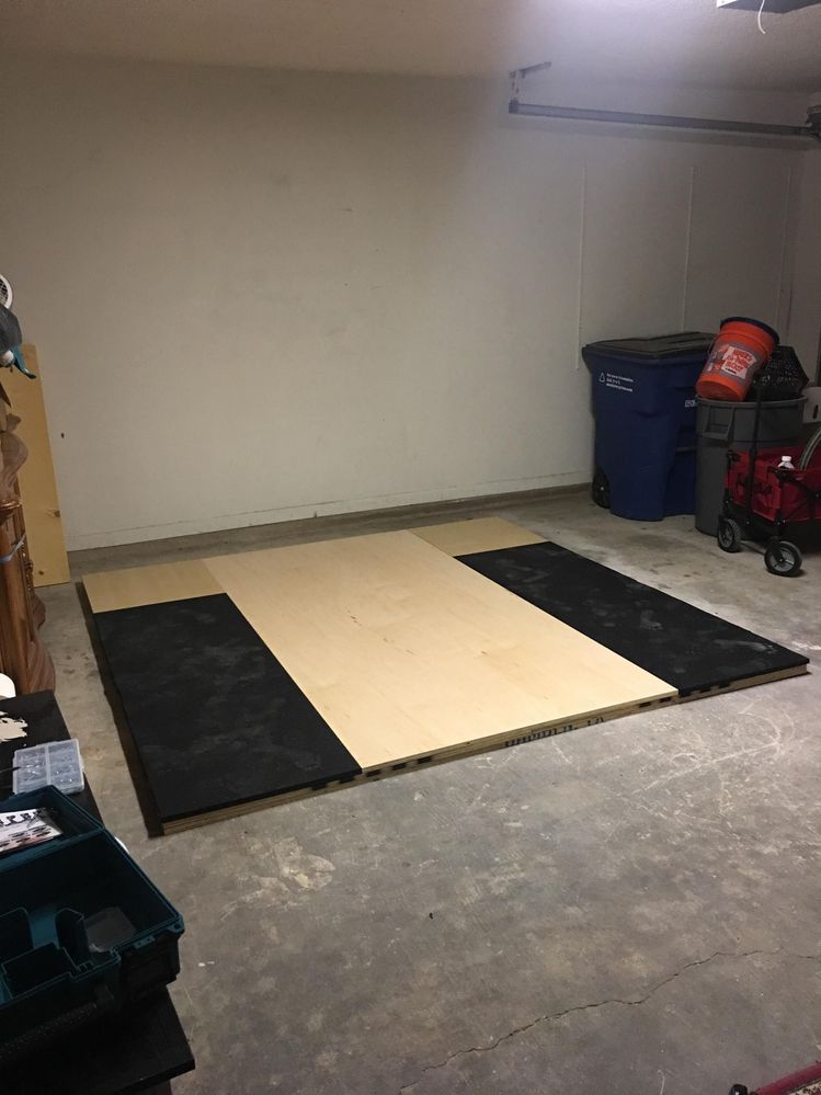 How to DIY a weightlifting platform and Bunnings Workshop community