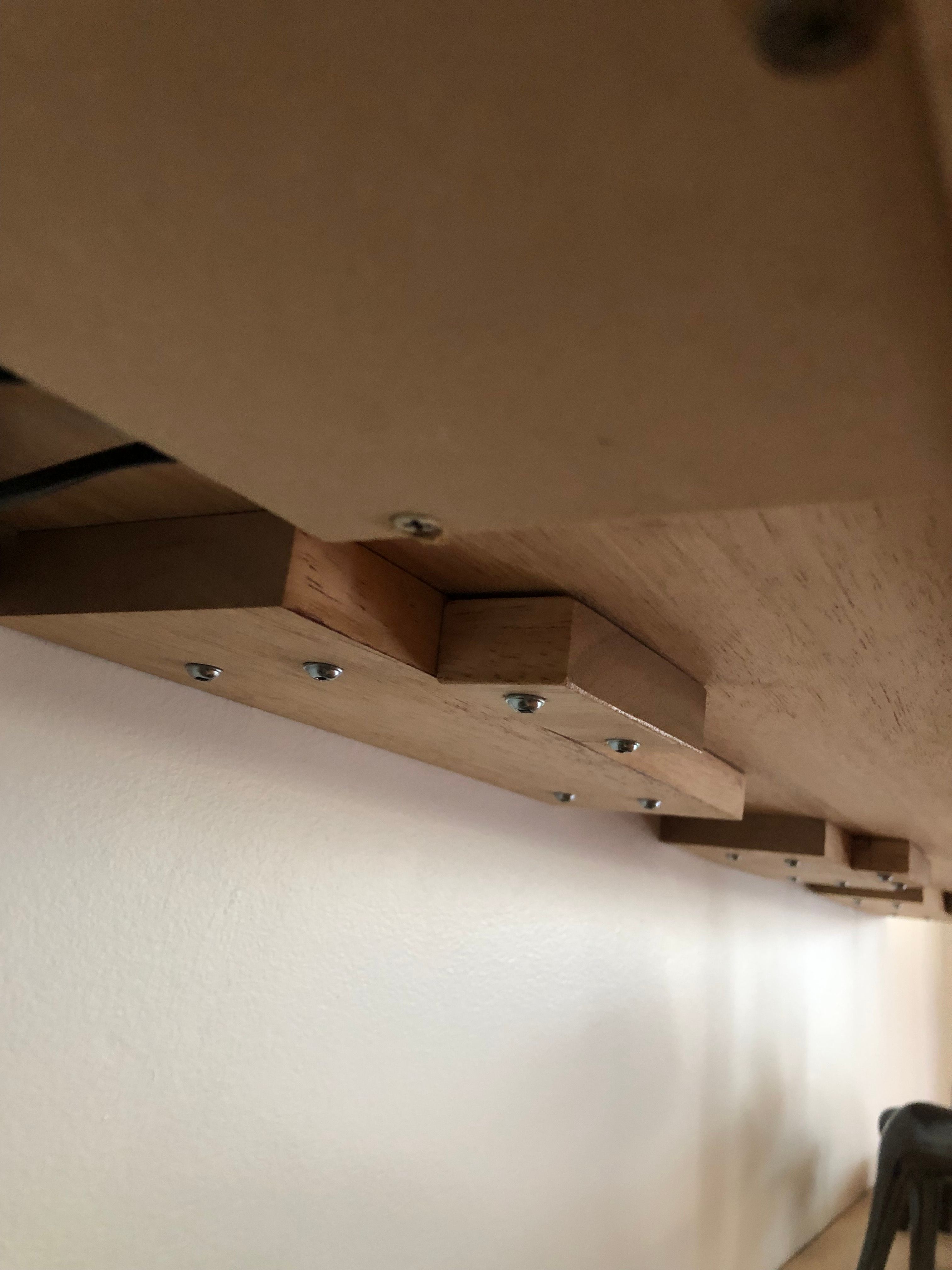 Bunnings store shelf brackets