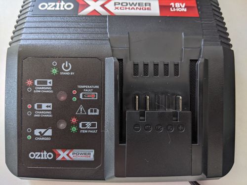 Ozito discount cordless battery