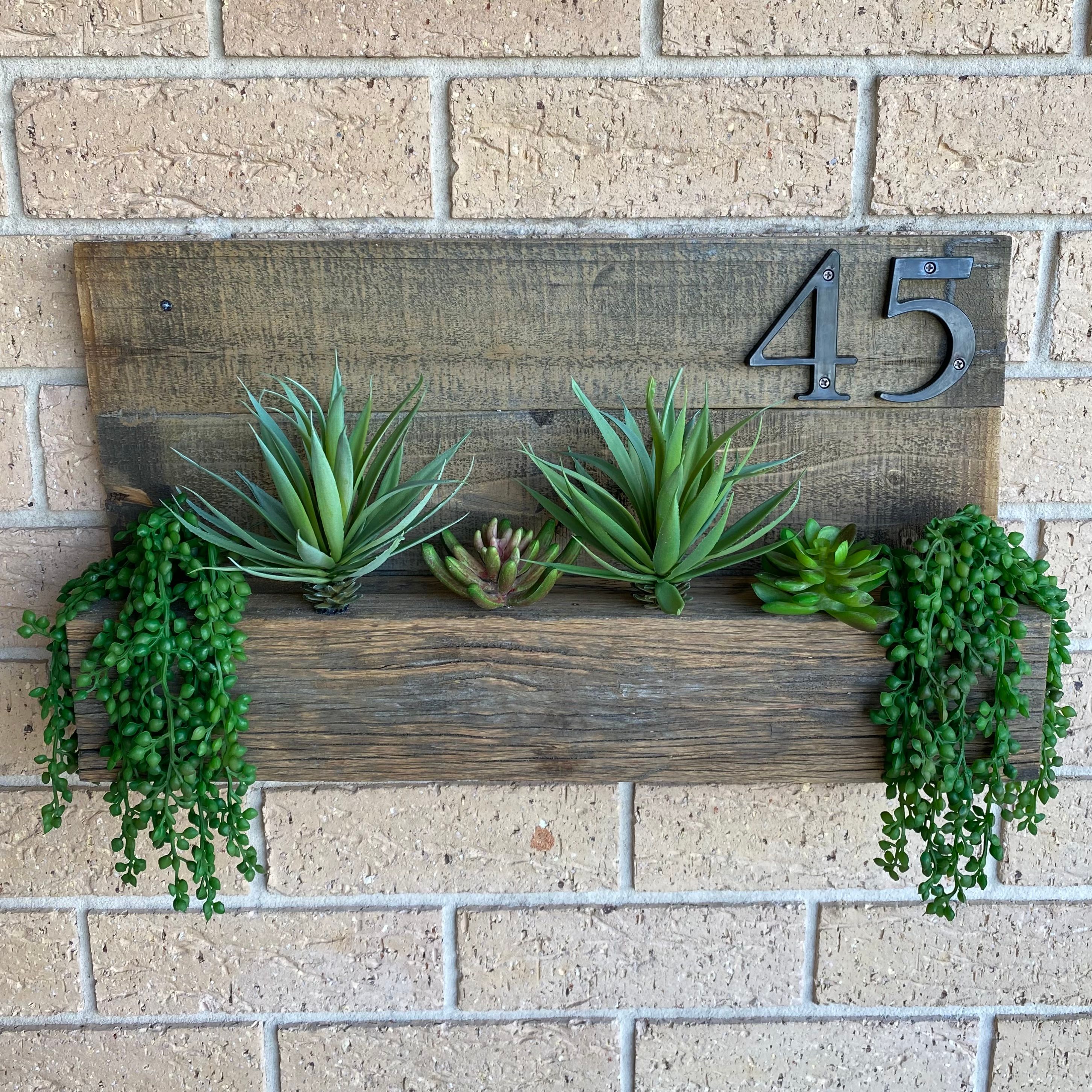 House number planter | Bunnings Workshop community