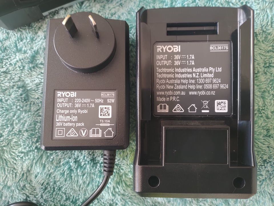 36v battery store charger bunnings