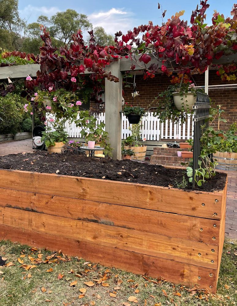 Raised garden bed