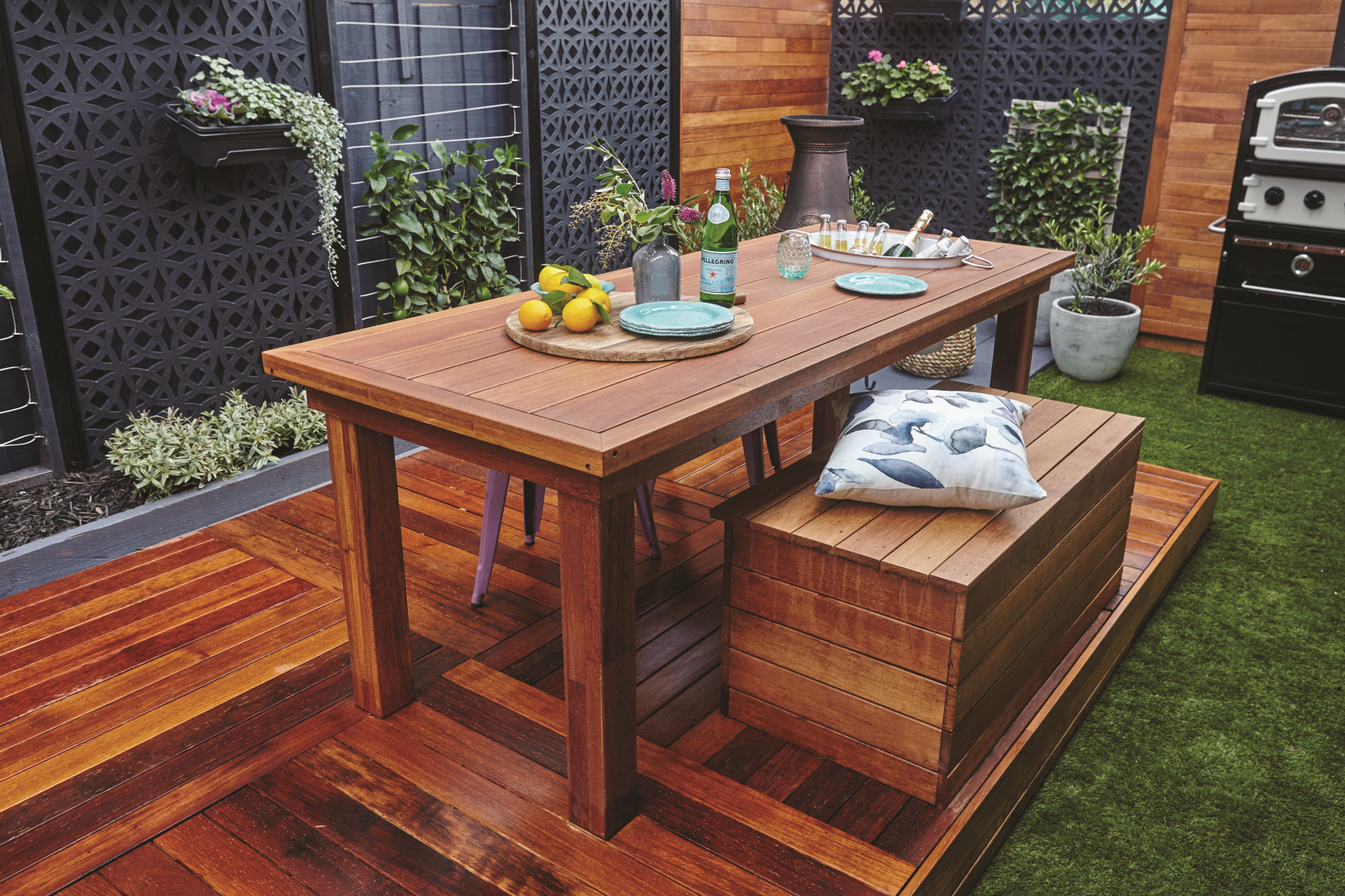 Cooler with built in table sales and chairs