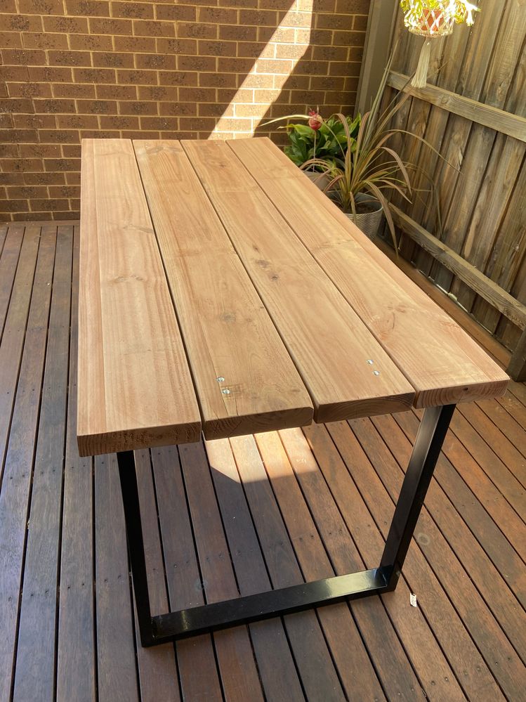 Wooden table top deals bunnings