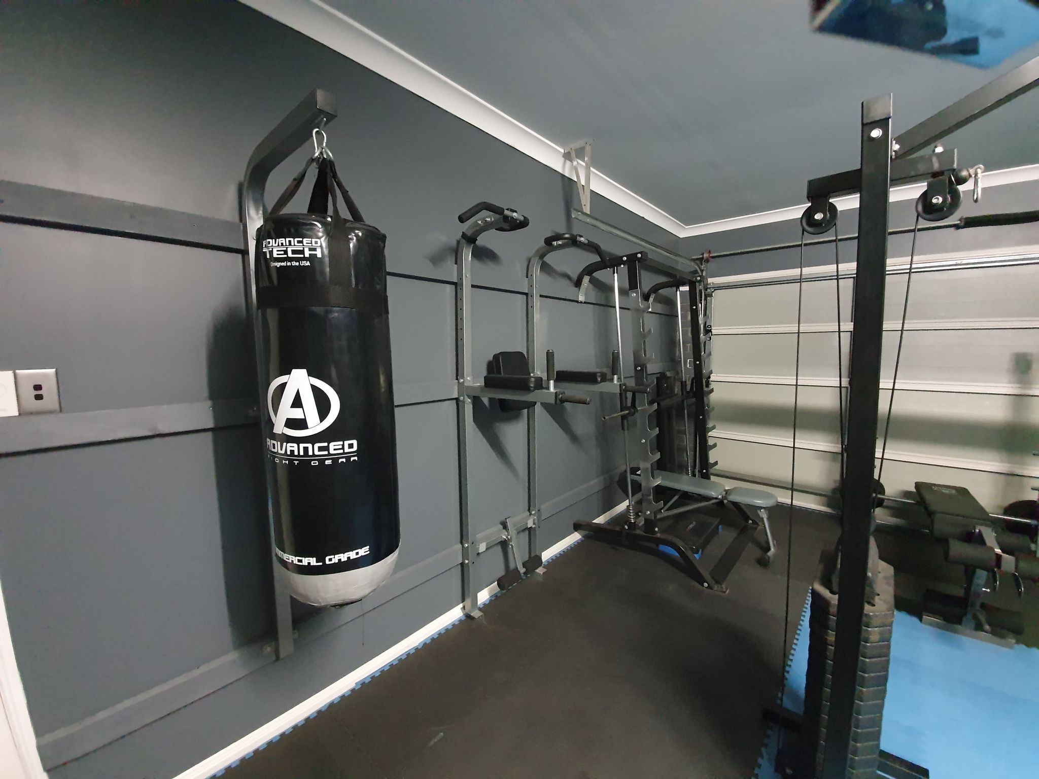 Home gym in the garage Bunnings Workshop community