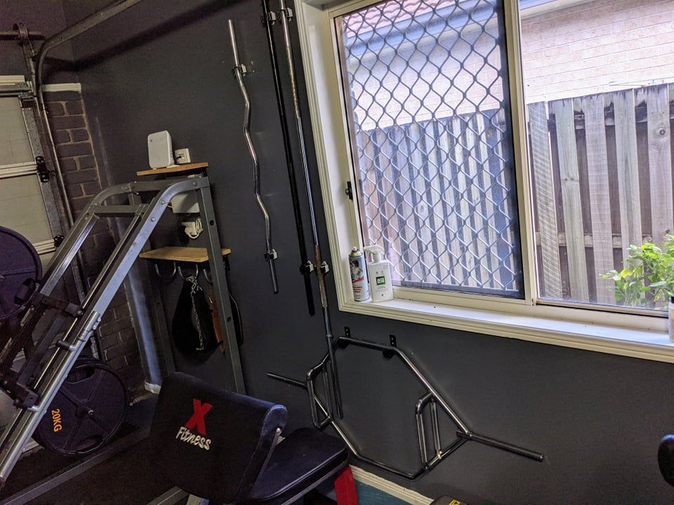 Home gym in the garage  Bunnings Workshop community