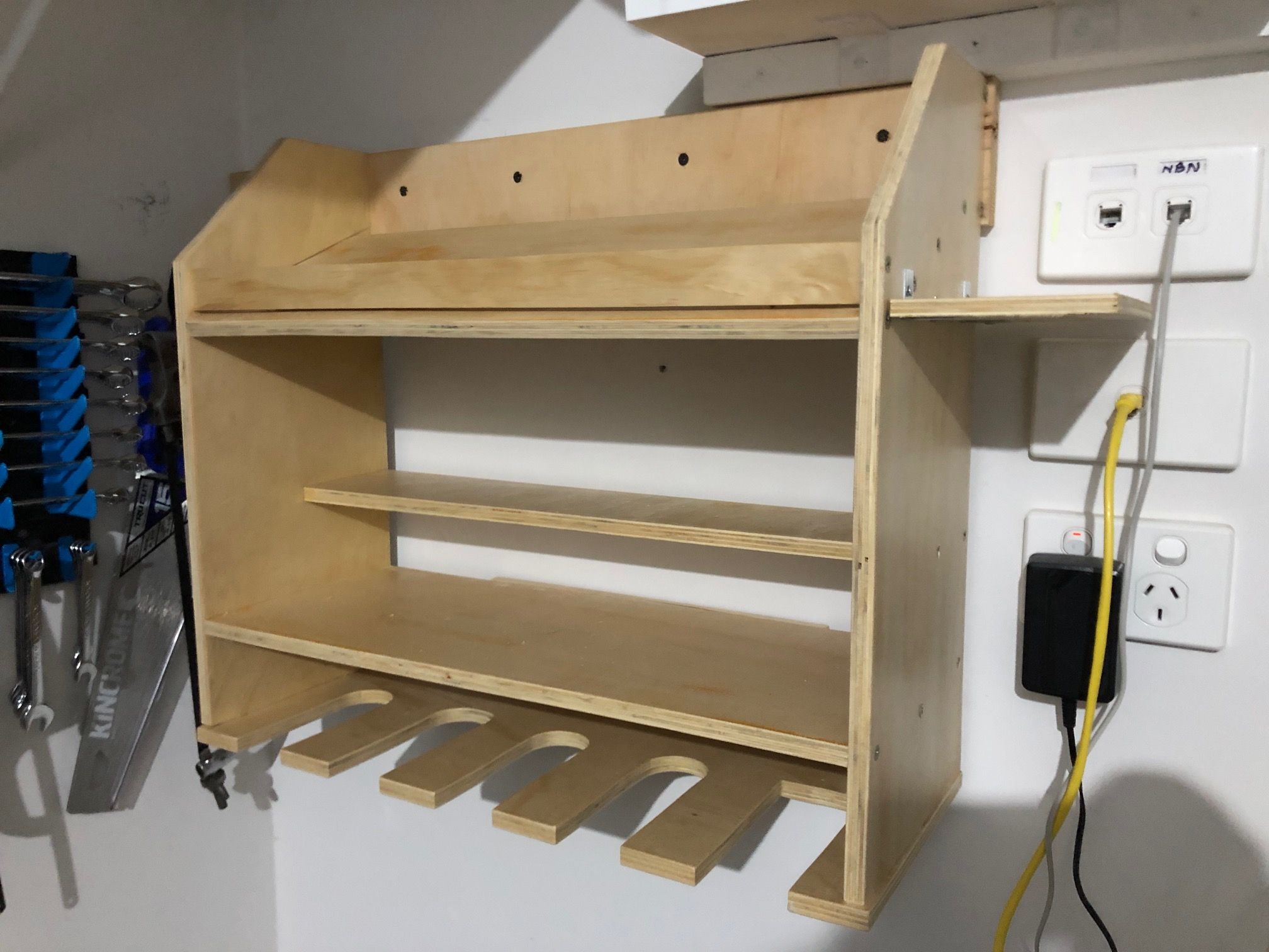 Power tool charging and storage station Bunnings Workshop community