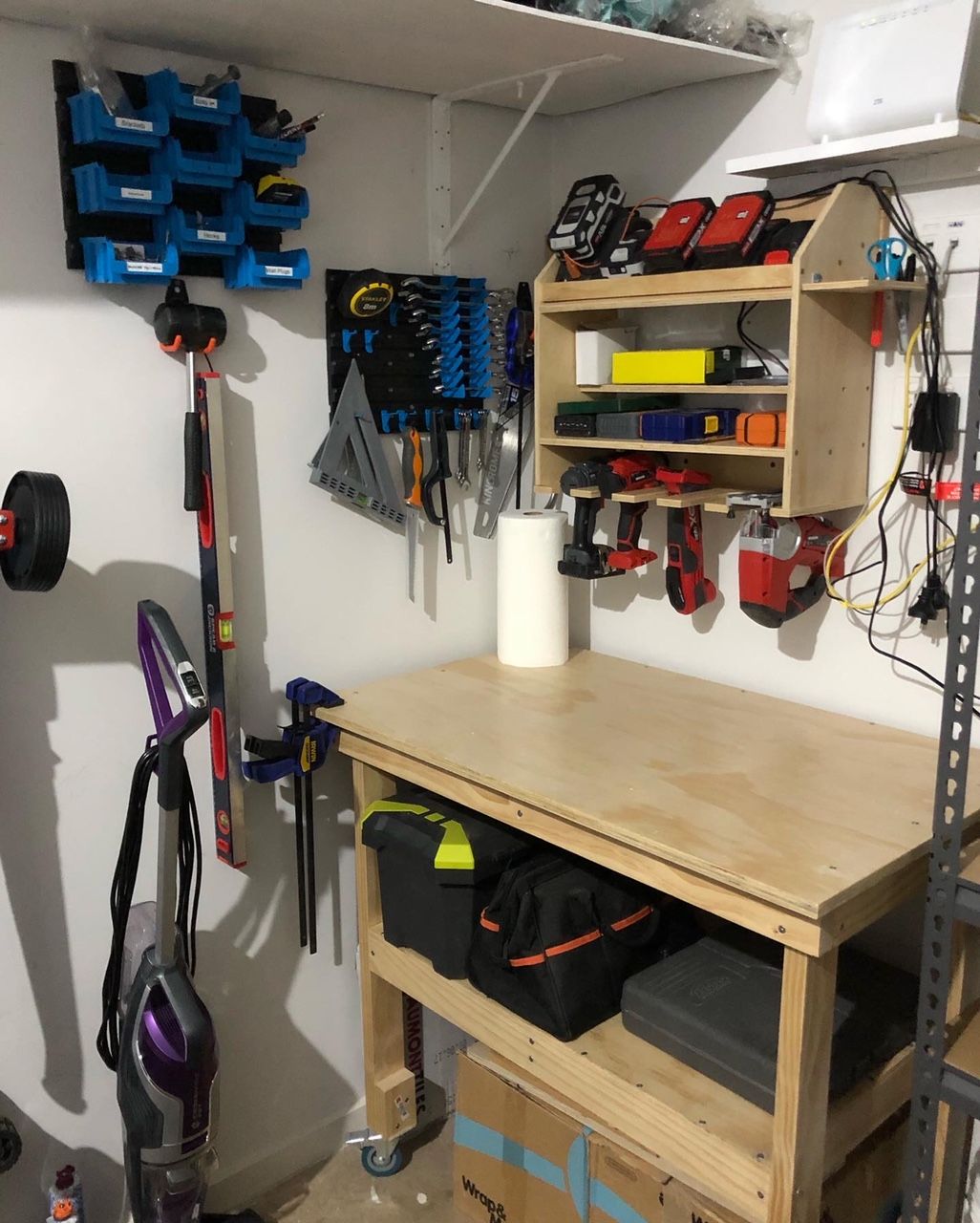 Power tool charging and storage station | Bunnings Workshop community