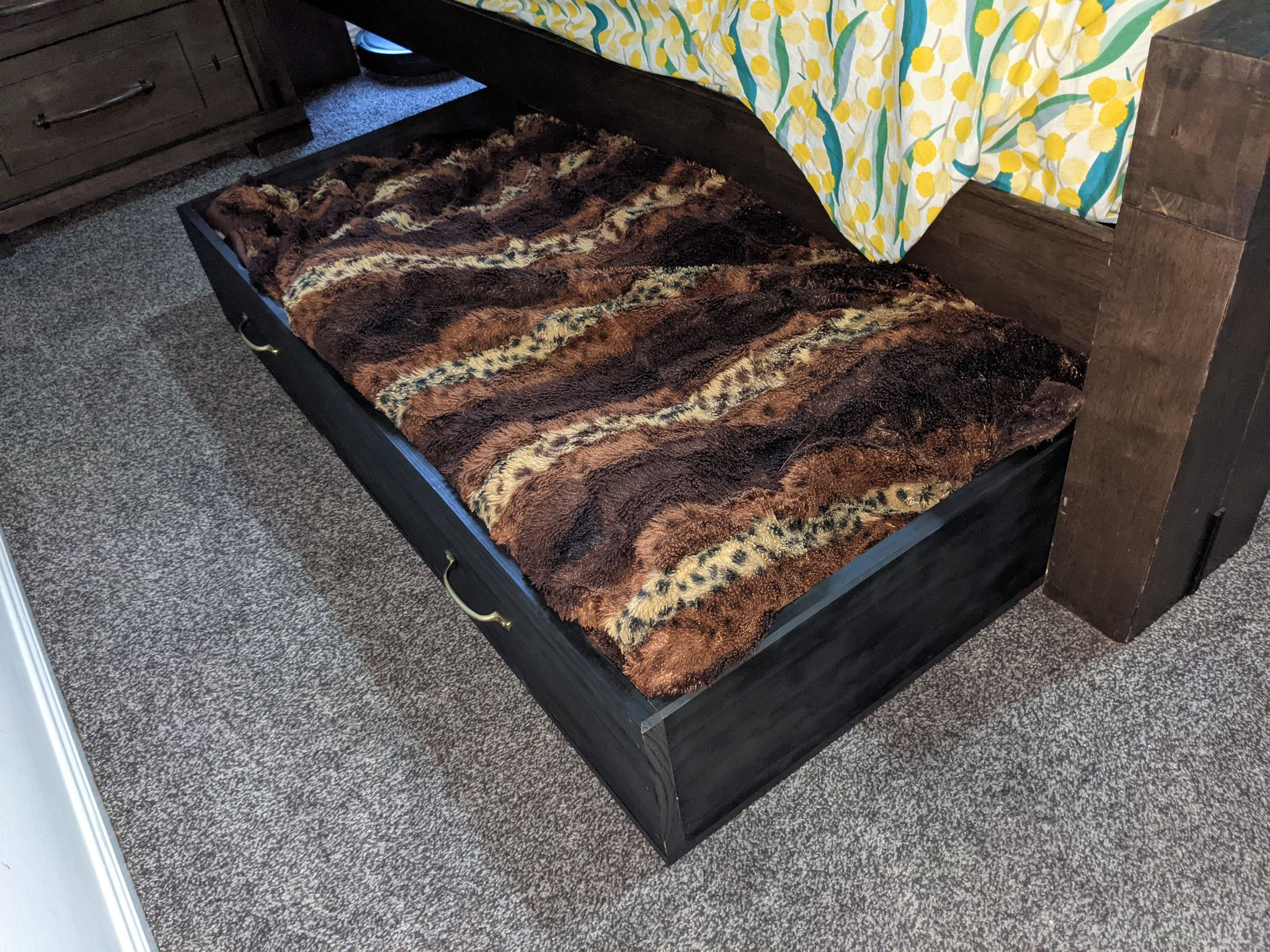 Dog bed sales under bed frame