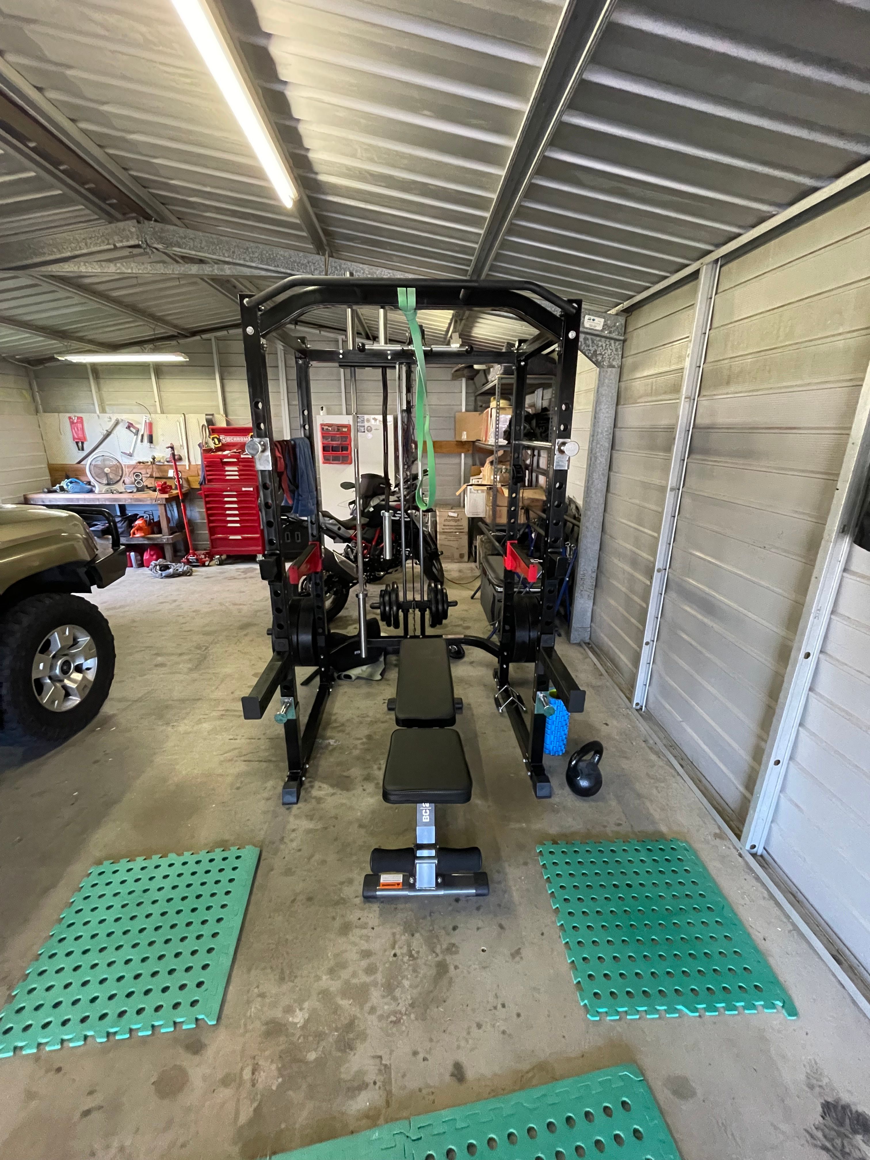 Home gym in the garage  Bunnings Workshop community