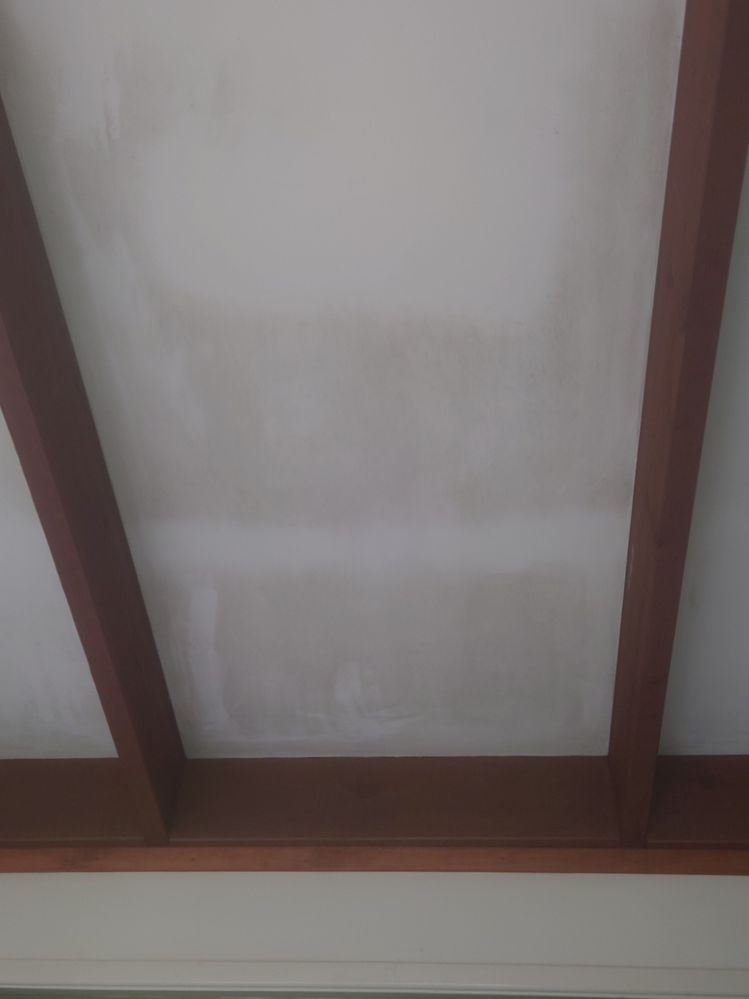 water stain on ceiling