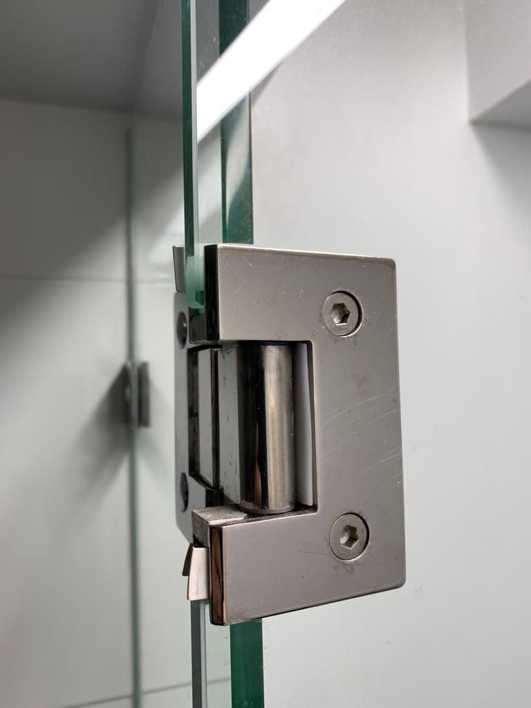 How to adjust glass shower door it has... Bunnings community