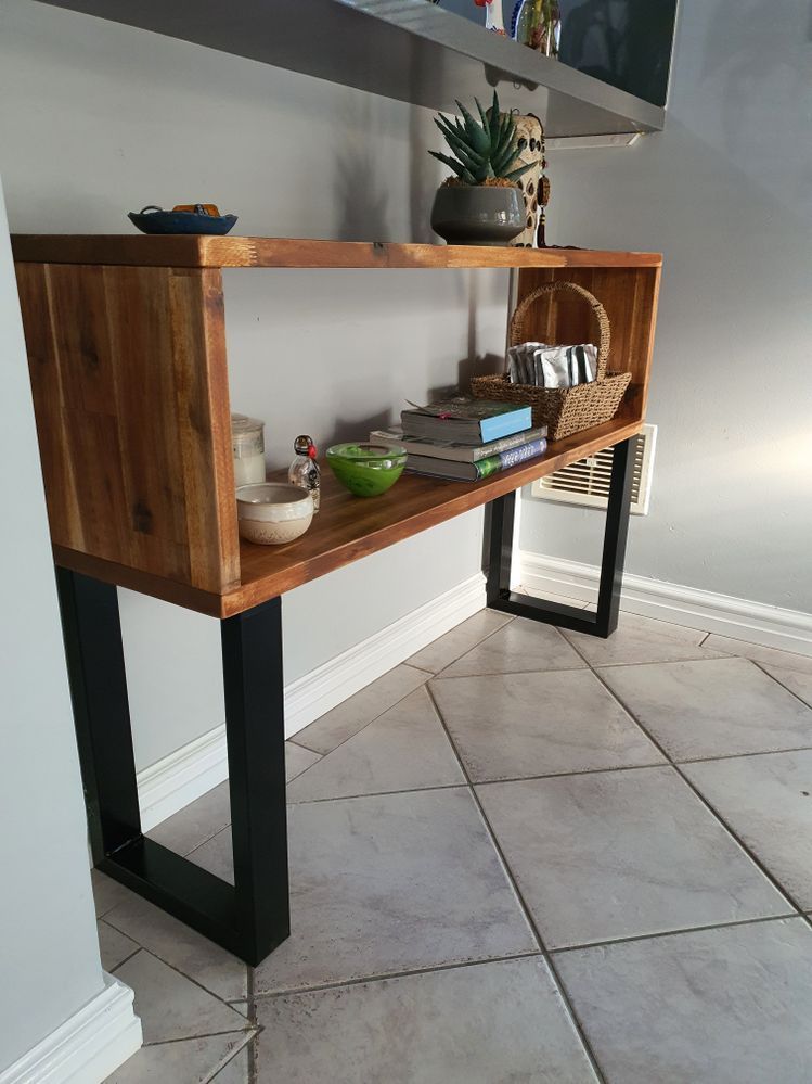 Timber deals hallway table