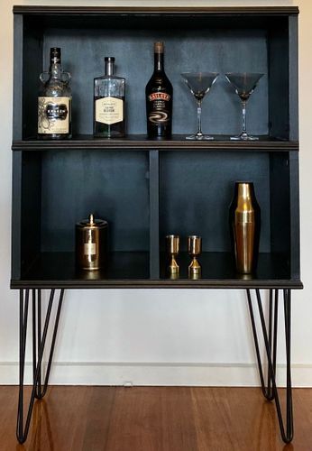 Wooden drinks cabinet for fireplace nich... | Bunnings Workshop community