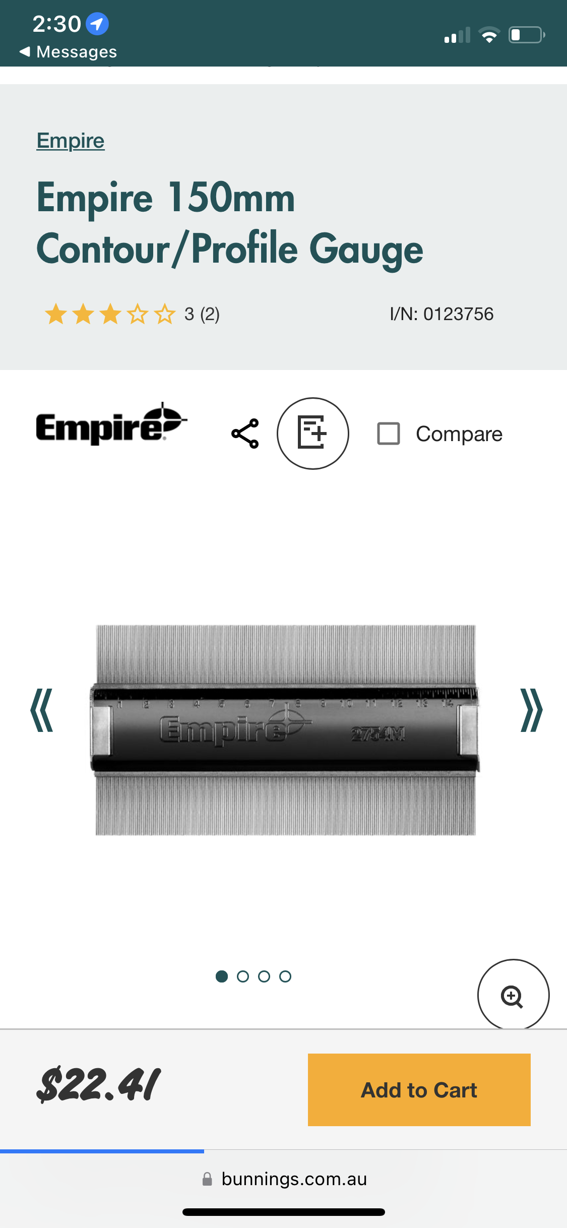 Profile gauge deals bunnings