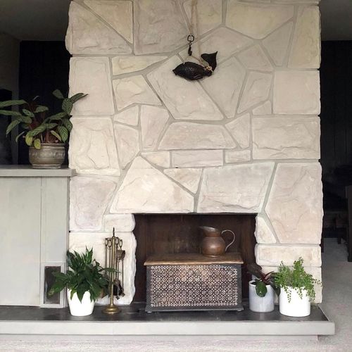 Updated Sandstone Fireplace Bunnings Workshop Community   Medium